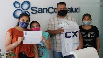 La joven disfrutó su reconocimiento