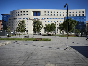 10/05/2021 Fachada del Palacio de Justicia de Pamplona, a 10 de mayo de 2021, en Pamplona, Navarra, (España).
POLITICA
Eduardo Sanz - Europa Press
