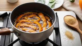 Para qué sirve hervir cáscaras de mandarina con azúcar