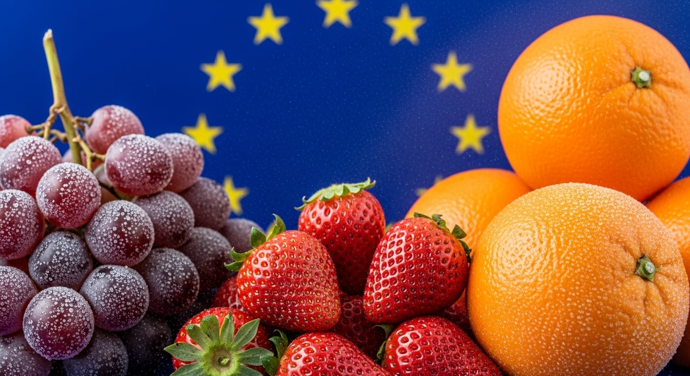 Uvas, fresas y naranjas entre las frutas importadas con más pesticidas en Europa, según estudio de la EFSA