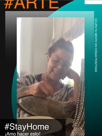 Otra de sus actividades, en