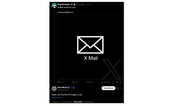 El correo electrónico de Elon Musk se llamaría Xmail. (X)