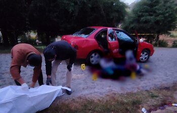 Fueron localizados sobre un camino