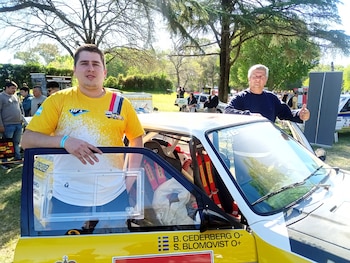 Cristian Moyano, padre e hijo