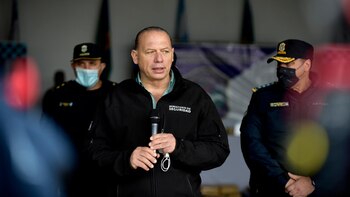 El ministro de Seguridad, Sergio