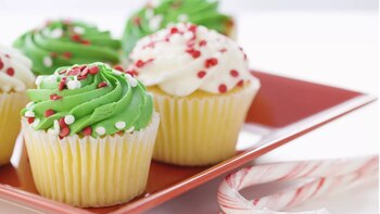 Los kekes con adornos de