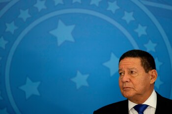 En la imagen, el vicepresidente