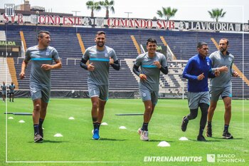 Los jugadores de Alianza Lima