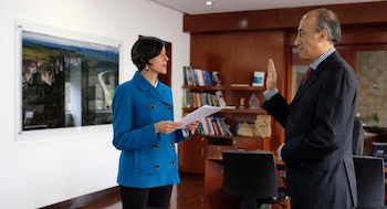 La ministra Susana Muhamad, presento