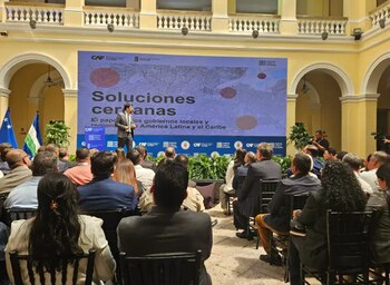 Los presentadores del informe indicaron que el Atlas de Gobiernos Locales y Regionales ofrece datos comparativos sobre más de 18,000 jurisdicciones subnacionales de 33 países para monitorear desigualdades./(CAF)