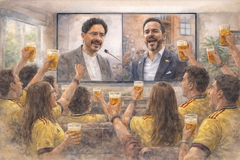 La segunda vuelta electoral coincidirá con varios partidos del Mundial 2026 - crédito Imagen Ilustrativa Infobae (archivo Raúl Palacios/Colprensa | Cristian Bayona/Colprensa | Catalina Olaya/Colprensa)