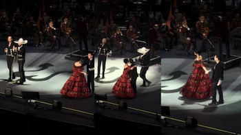 Durante el número musical, la