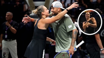 Entrada glamorosa, baile y un