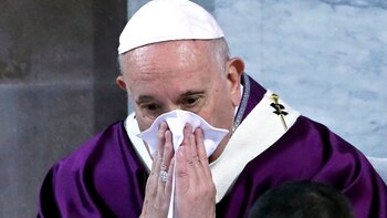 El Papa Francisco participó en