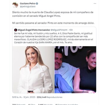 El presidente Gustavo Petro envió