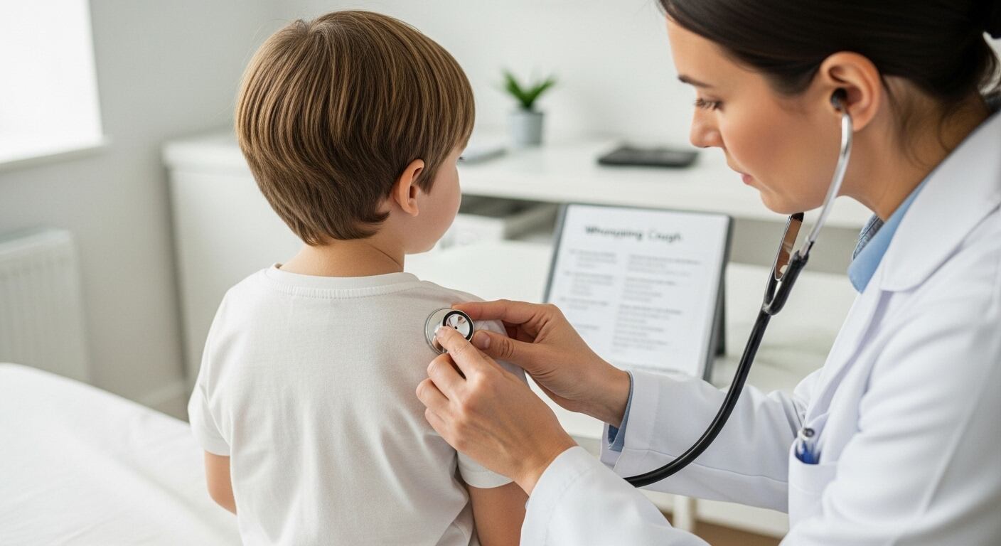 Los síntomas iniciales de la tos ferina pueden parecerse a los de un resfriado leve, pero tras una a dos semanas progresan a ataques de tos incontrolable, con riesgo de vómitos, fatiga y complicaciones respiratorias graves (Imagen Ilustrativa Infobae)