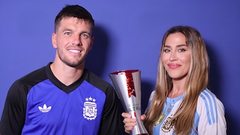 Jimena Barón reveló la historia del particular amuleto que usa en cada partido de Argentina en el Mundial