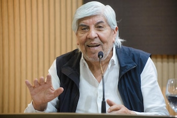 Hugo Moyano, titular del Sindicato