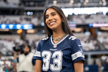 La Seleccionada nacional de Flag Football es parte de la NFL como embajadora gloral. (AP Foto/Jeffrey McWhorter)