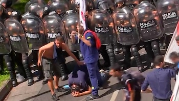 Los incidentes comenzaron sobre la