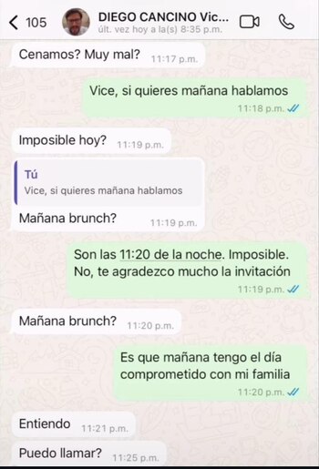 Para ella no resultaba lógica