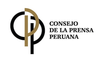 Logotipo del Consejo de la Prensa Peruana sobre fondo blanco. Consiste en las letras "C" en negro y "P" en dorado entrelazadas, junto al texto "CONSEJO DE LA PRENSA PERUANA" en negro