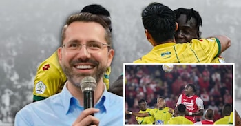 El alcalde de Bucaramanga se expresó en sus redes sociales en la antesala del duelo crucial entre leopardos y cardenales - crédito Infobae Colombia