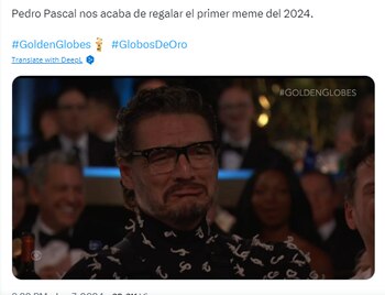 La reacción de Pedro Pascal