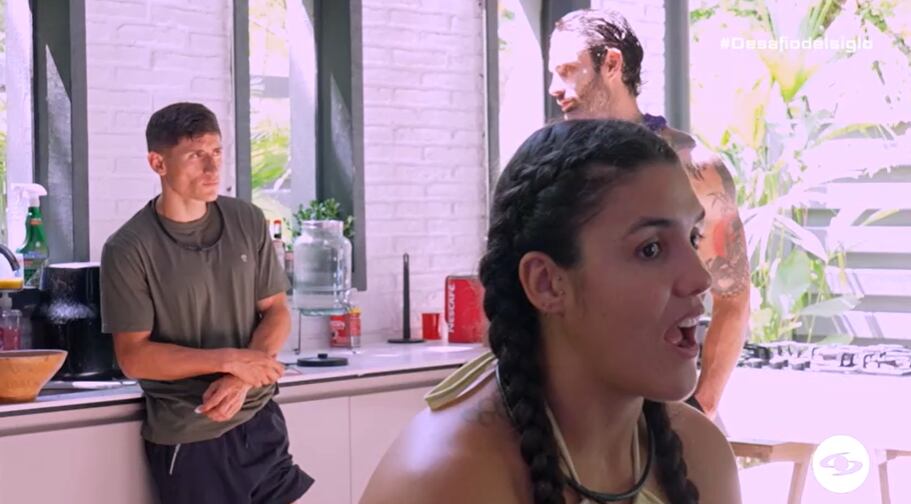 El rostro de Valkyria representó la reacción de todo el país - crédito Emisión Desafío / Caracol Televisión