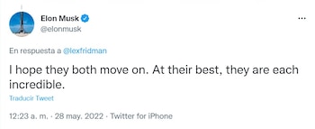 El mensaje de Elon Musk