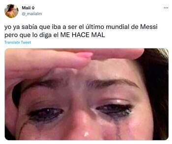 Reacciones Messi último Mundial Qatar