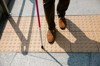 Una persona ciega. (Pexels)