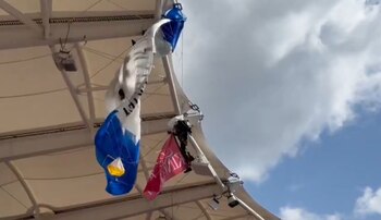 Un paracaidista de la Fuerza