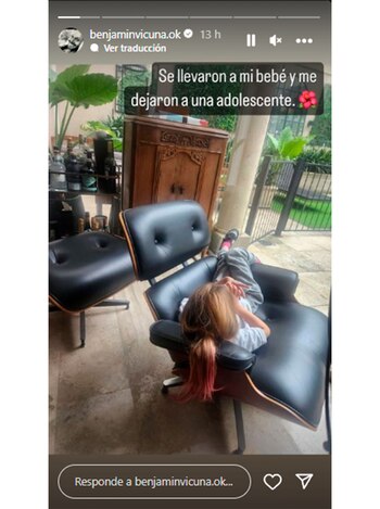 Benjamín se mantuvo muy activo