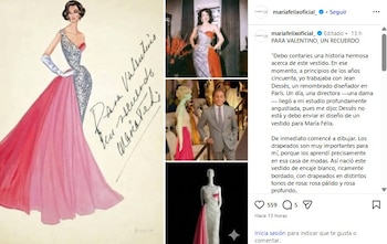 El elegante vestido para la