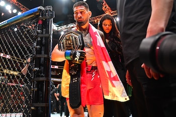 Ilia Topuria. (Gary A. Vasquez-USA TODAY Sports)