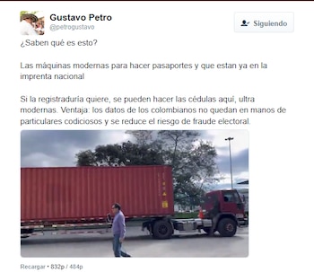 El presidente Petro compartió en