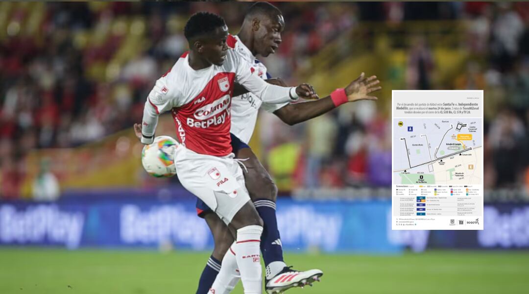 Santa Fe y Medellín son los finalistas del primer semestre de 2025 en el fútbol colombiano - crédito Colprensa