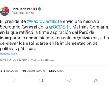Perú y la OCDE