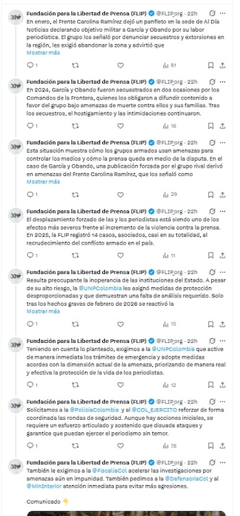 La Flip solicitó medidas de