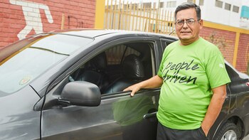 Ricardo descubrió su vocación en la conducción. El conductor pudo darle un giro a su vida y la de su familia (Cortesía InDrive).