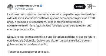 El exvicepresidente Germán Vargas Lleras