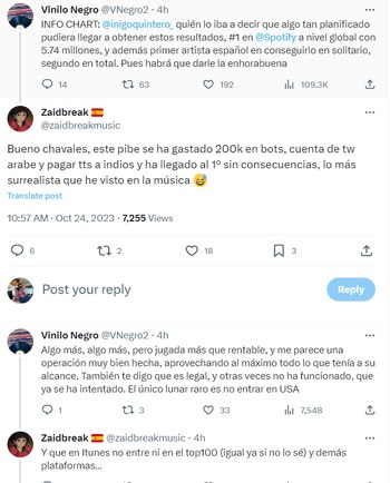 La cuenta @vnegro2, especializada en