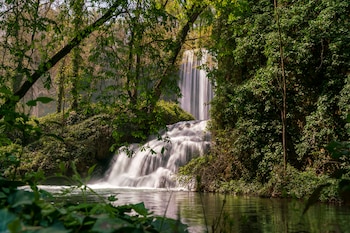 Cascada en el Monasterio de