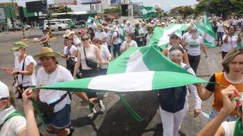 Un grupo de mujeres participa
