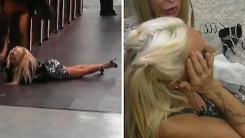 La fuerte caída de Yanina Zilli en plena gala de Gran Hermano: tuvo que ser atendida por los médicos tras el golpe