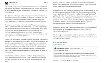 La candidata Vicky Dávila aseguró