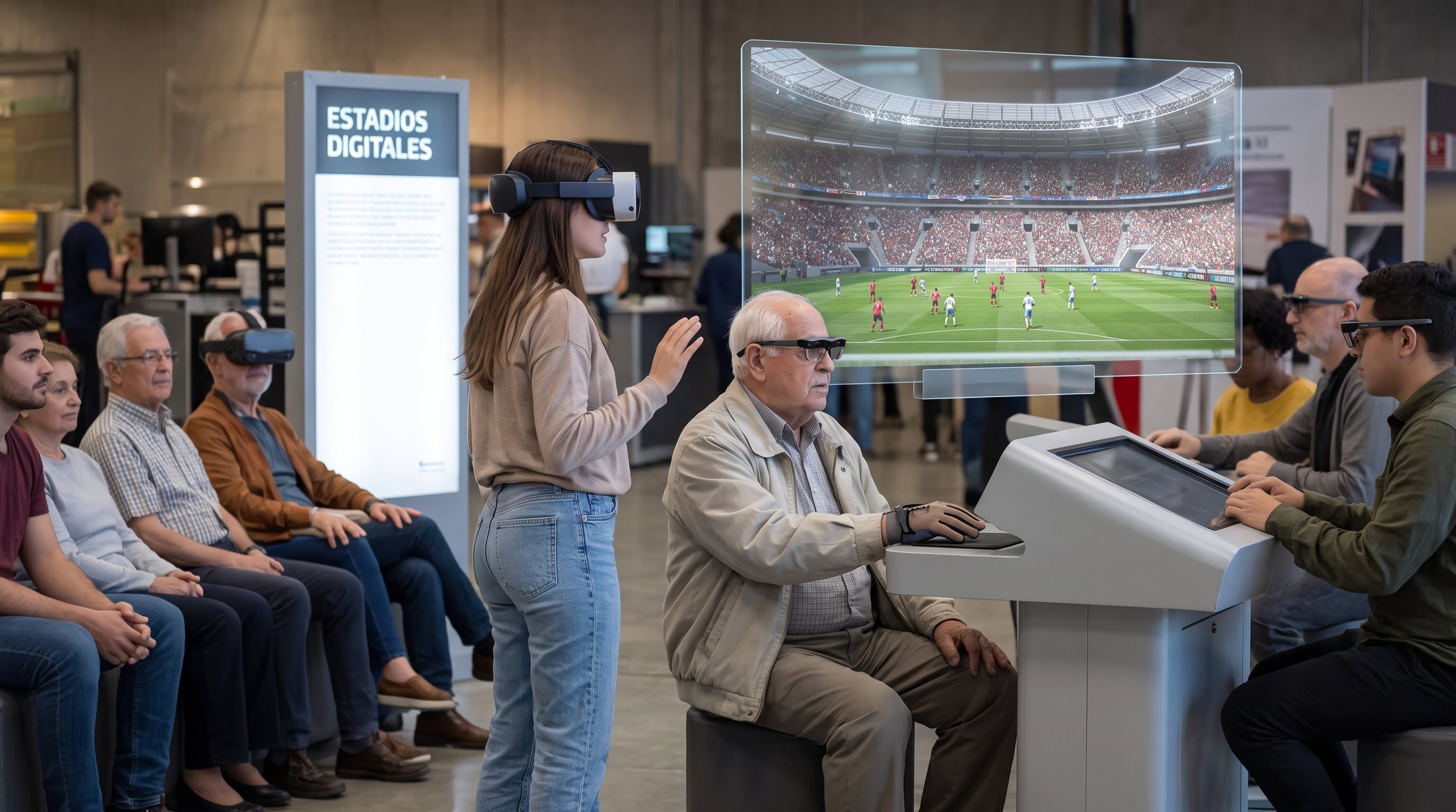 La realidad aumentada y la realidad virtual permitirán a los aficionados reunirse en representaciones digitales de escenarios deportivos. (Imagen Ilustrativa Infobae)