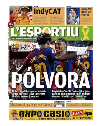 La portada de L'Esportiu