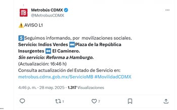 (X/ @MetrobusCDMX)